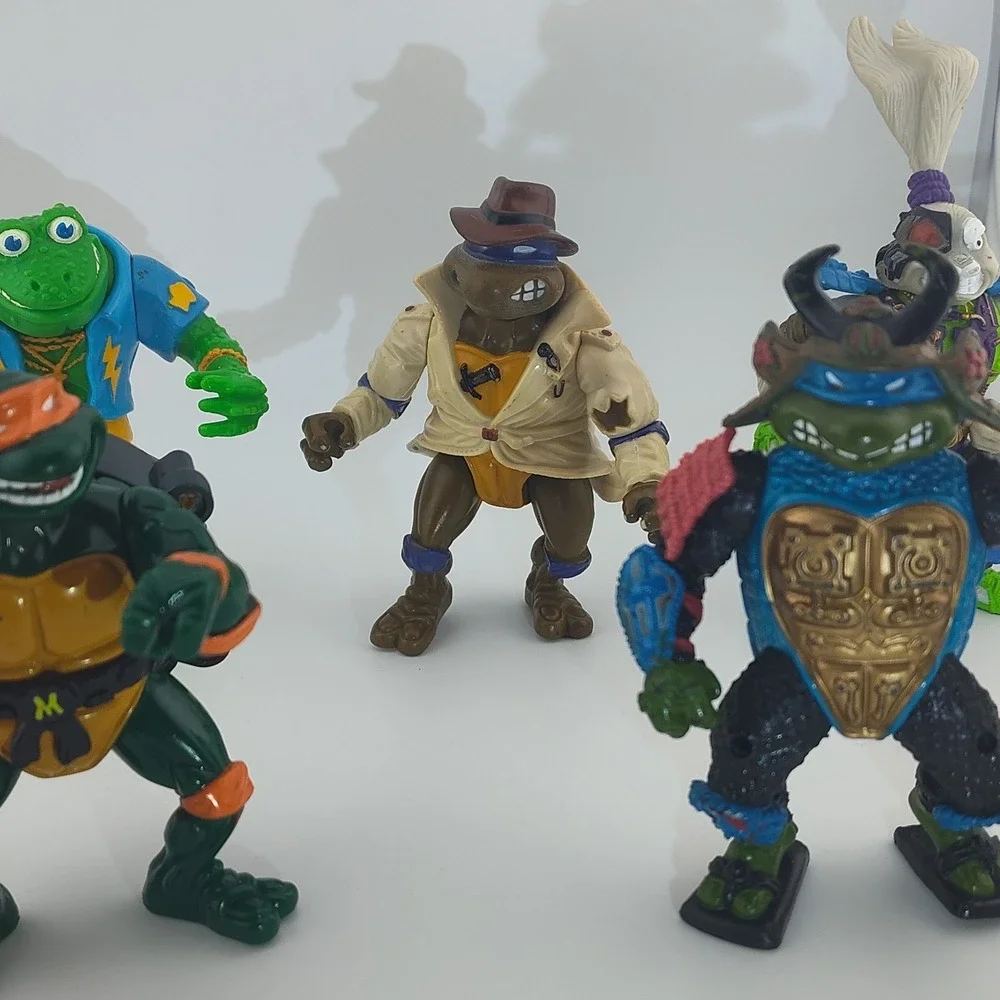 Vintage TMNT action figures Teenage Mutant Ninja Turtles Leonardo Space Usagi - Picture 4 of 16